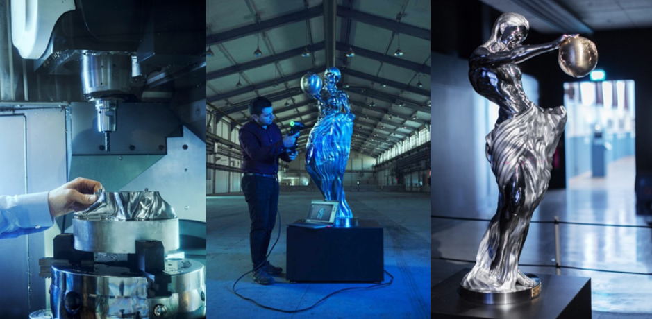 The steel that unites AI and Art